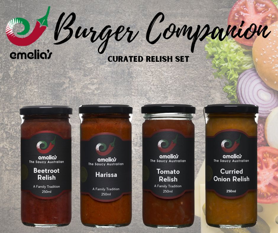 Burger Companion Curated Relish Set