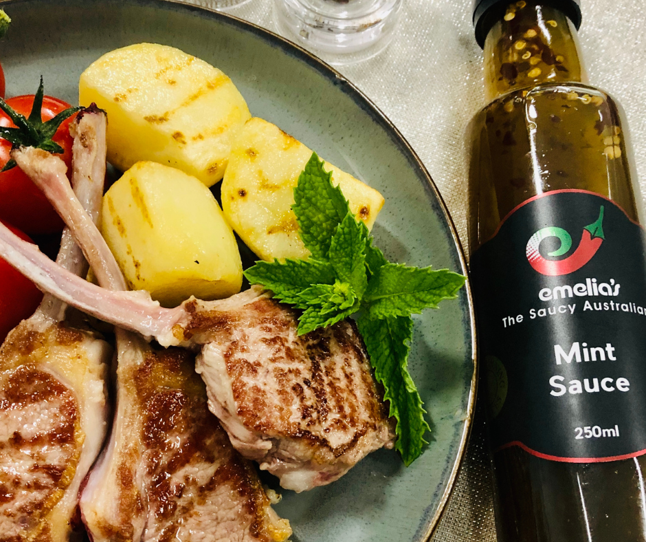 Lamb Chops with Mint Sauce | Easy Valentine’s Recipe