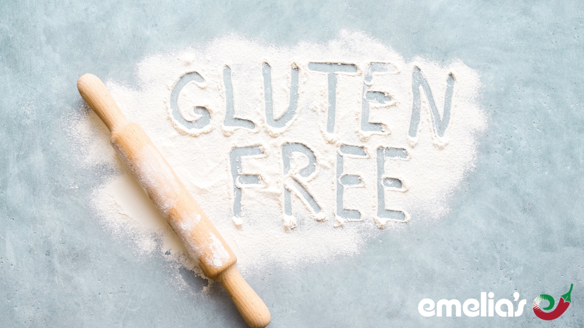Sign saying Gluten Free Emelia's Australian Made Gluten Free Sauces 