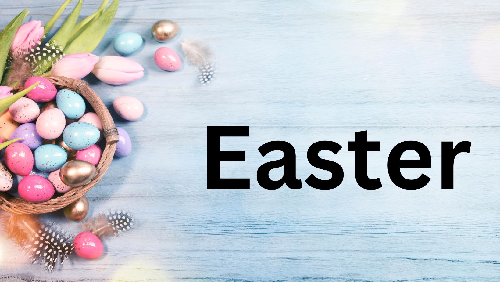 Eggs in a basket and says Easter Emelia's Award winning Sauces